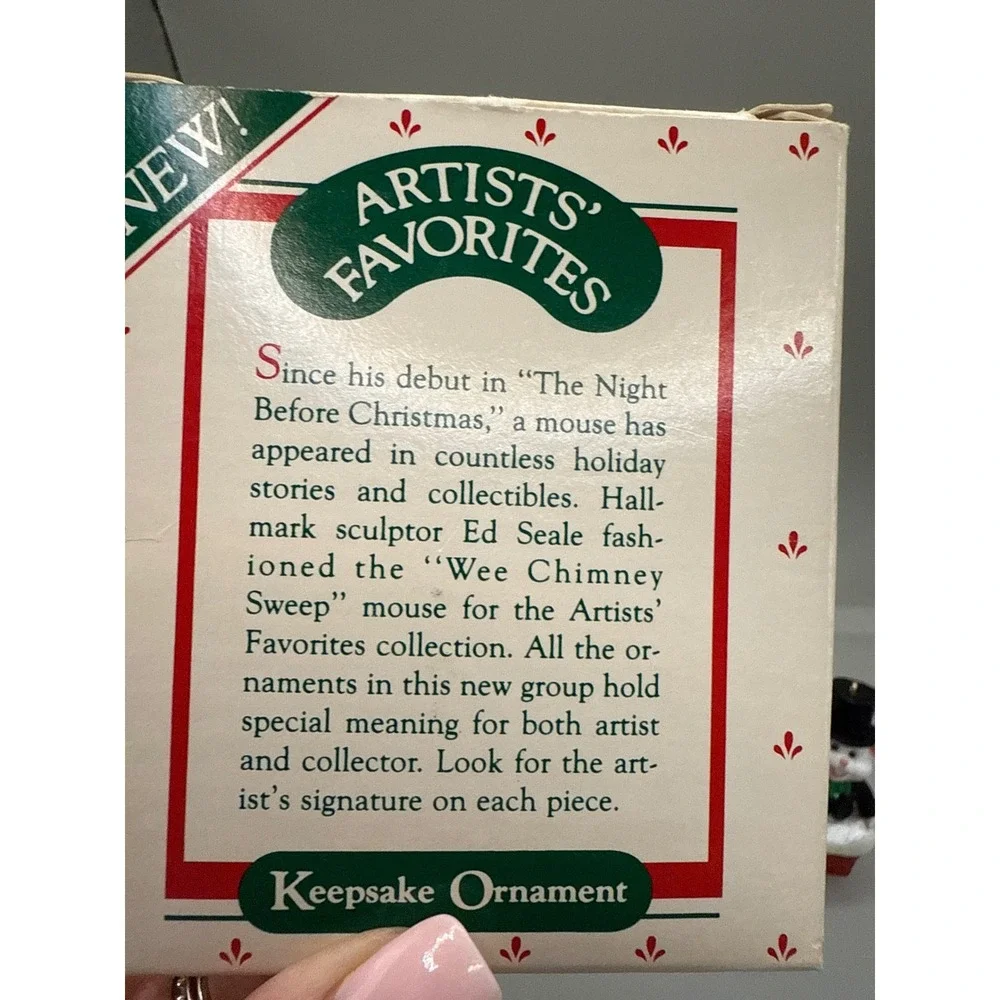 Hallmark Wee Chimney Sweep Artists' Favorites Sculpted and Signed by‎ Ed Seal
